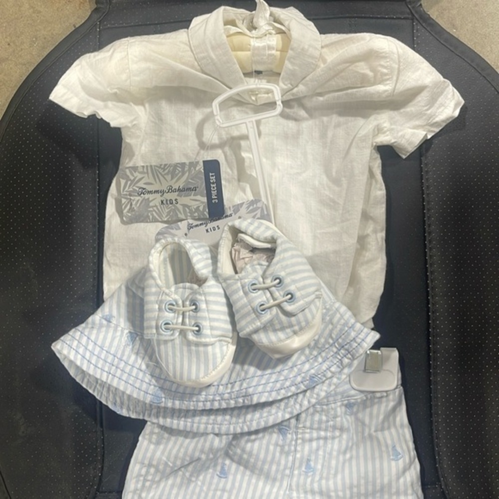 Tommy Bahama brand new 3 piece infant set 3-6M